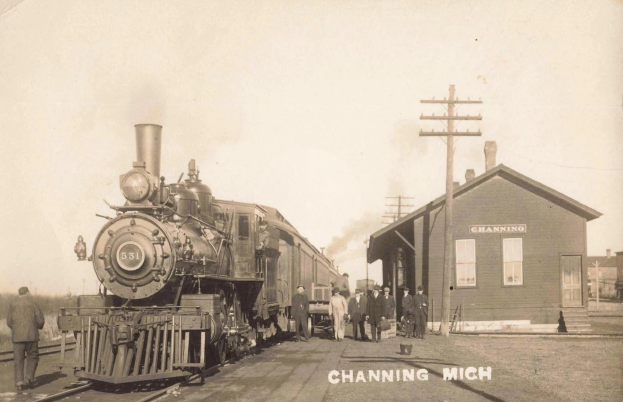 Iron Range photo, Channing Depot