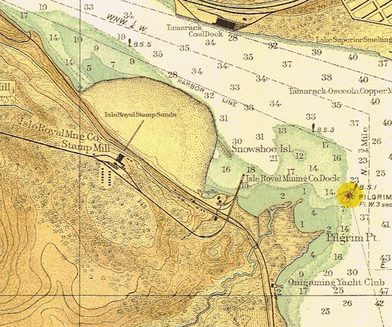 Isle Royale Copper Co Map